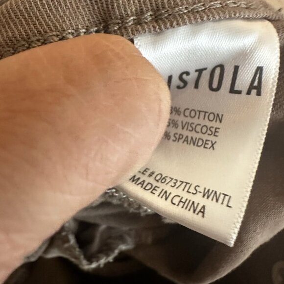 Pistola Crop Pants Safari Brown Sz 32 Revolve Punk Military Cargo Utility Grunge - Picture 8 of 11